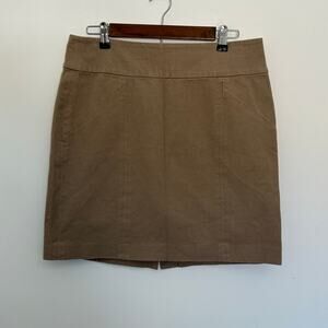 Banana Republic Khaki Mini/Pencil Skirt, Size 12